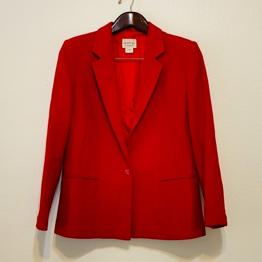 Nordstrom town square wool vintage blazer size 6